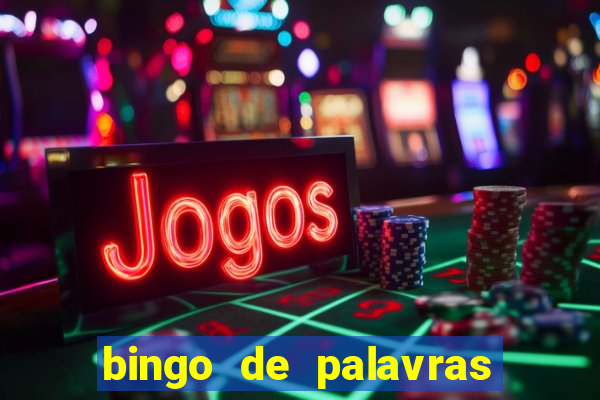 bingo de palavras de natal